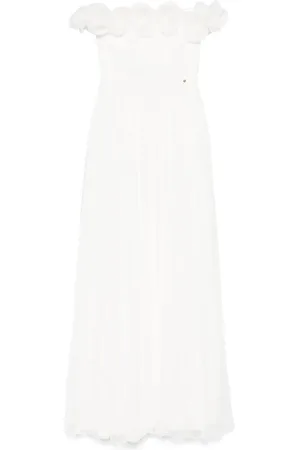 NISSA Maxikleid mit Blumenapplikation