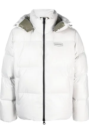 Duvetica Gefütterte Jacke mit Logo-Patch