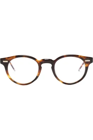 Thom Browne Runde Brille in Schildpattoptik