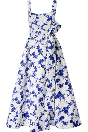 Carolina Herrera Kleid mit Blumen-Print