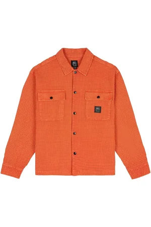 Brain Dead Hemdjacke mit Waffelstrick-Muster
