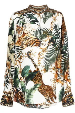 Camilla Tiger Trap Bluse