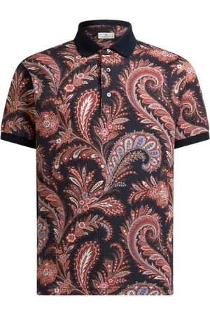 Etro Poloshirt mit Paisley-Print