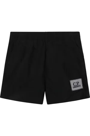 C.P. Company Badeshorts mit Logo-Patch