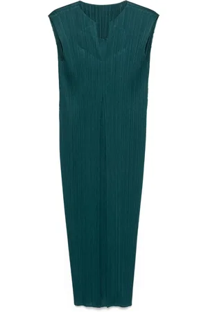 PLEATS PLEASE ISSEY MIYAKE Plissiertes Midikleid mit Messer