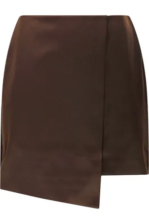 By Malene Birger Asymmetrischer Raye Satinrock