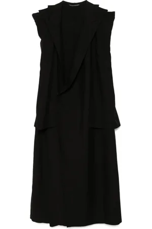 YOHJI YAMAMOTO Gabardine-Mantel mit verdrehtem Design
