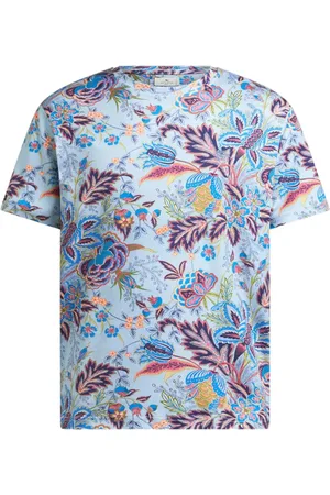 Etro T-Shirt mit Blumen-Print