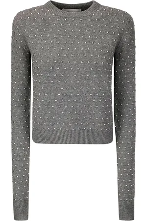 Sportmax Pullover mit Kristallen
