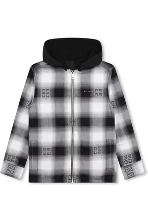 Givenchy Karierte Hemdjacke mit 4G