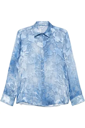 ERMANNO SCERVINO Hemd mit Jacquard-Blumenmuster