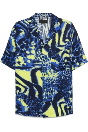 VERSACE Hemd mit Animalier-Print