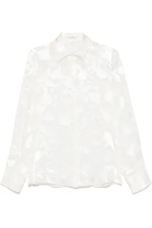 ERMANNO SCERVINO Hemd mit Jacquard-Blumenmuster
