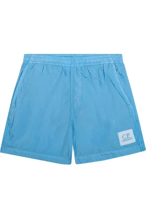 C.P. Company Badeshorts mit Logo-Patch