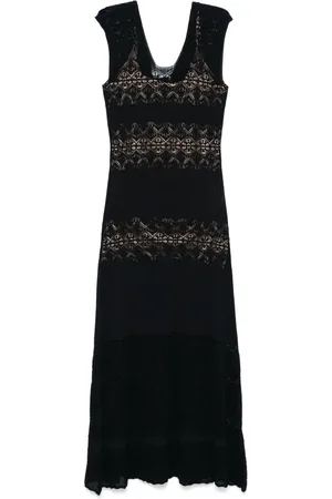 Twin-Set Gehäkeltes Maxikleid