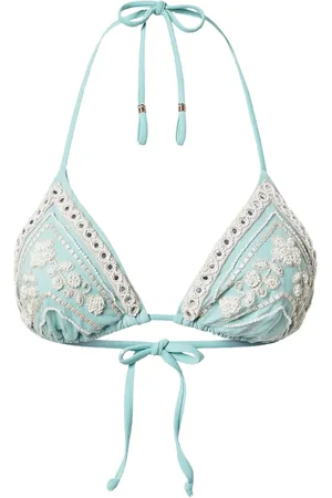 Twin-Set Triangel-Bikinioberteil mit Stickerei