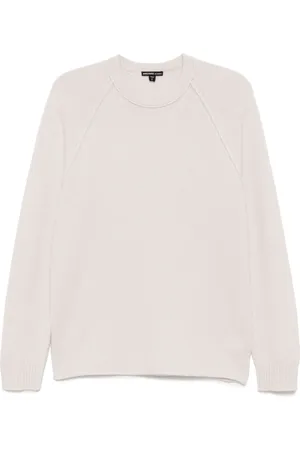 James Perse Pullover aus recyceltem Kaschmir mit Raglanärmeln
