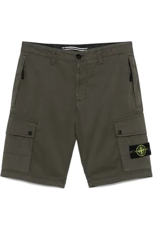 Stone Island Shorts mit Kompass-Patch