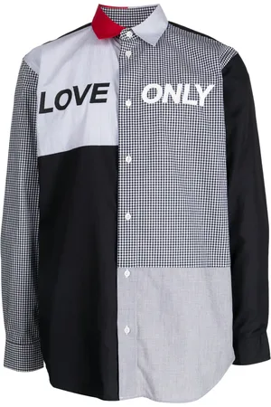 Ports V Love Only Hemd im Patchwork-Look