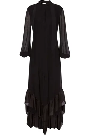 Serafini Maxikleid mit Rüschen
