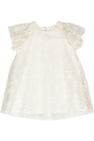 Fendi Seidenkleid mit Blumen-Print