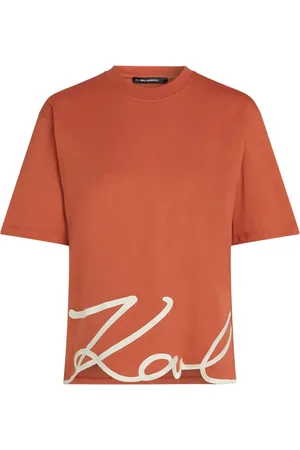 Karl Lagerfeld T-Shirt mit Signaturen