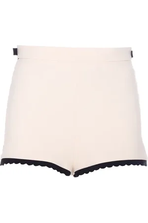 Elisabetta Franchi Bestickte Shorts im Layering-Look