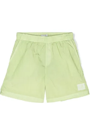 C.P. Company Badeshorts mit Logo-Patch