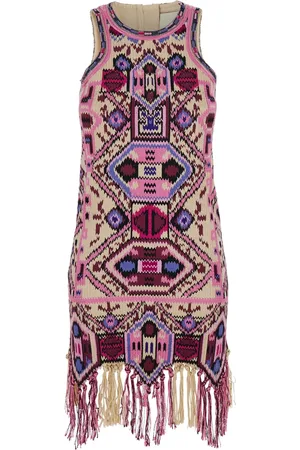 Isabel Marant Besticktes Kleid mit Fransen