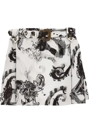 VERSACE Minirock mit Watercolour Couture-Print