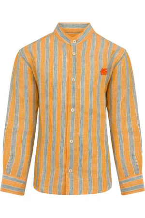 Etro Gestreiftes Hemd aus Leinen