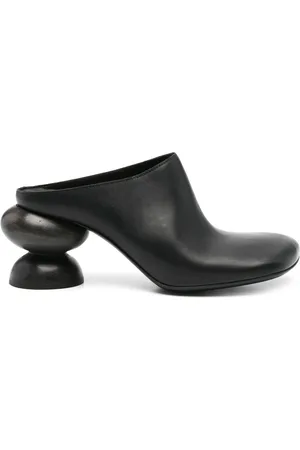 UMA WANG Pantoletten mit Design-Absatz 70mm