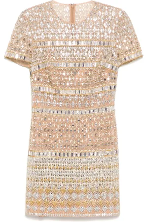 Elie saab Besticktes Kleid