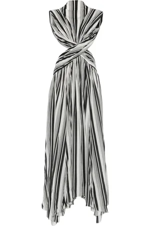 Serafini Gestreiftes Maxikleid
