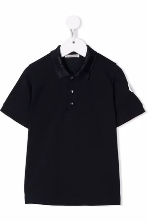 Moncler Poloshirt mit Logo-Patch