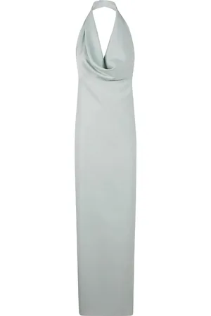 DRHOPE Drapierte Neckholder-Abendrobe