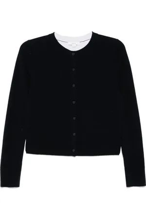Vince Tipped Half Moon Cardigan