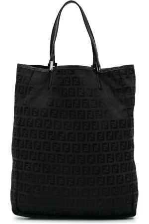Fendi 2000-2010 Zucchino Canvas Tote Bag
