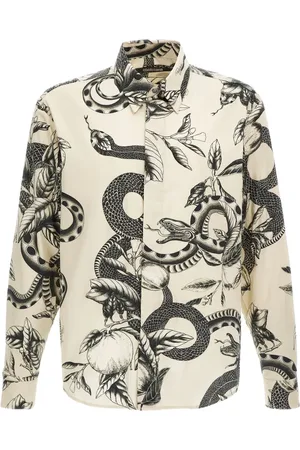 Roberto Cavalli Hemd mit Schlangen-Print