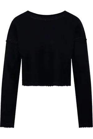 Max Mara Cropped-Top mit Wellensaum
