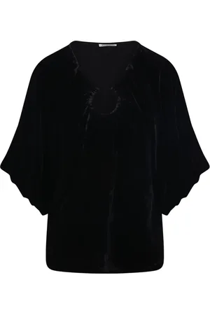 By Malene Birger Loela Fledermausbluse aus Samt