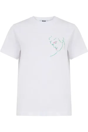 Msgm Besticktes T-Shirt