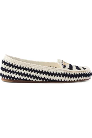 Prada Gehäkelte Loafer