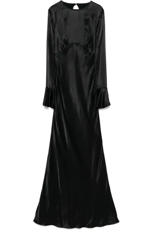 MOOS Maxikleid aus Satin