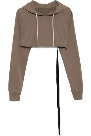 Rick Owens Cropped-Hoodie