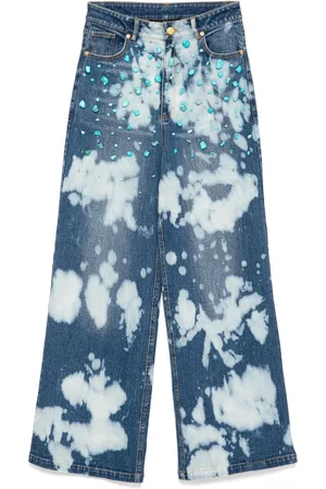 Cynthia Rowley Jeans mit Bleach-Effekt