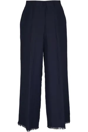 ANTONELLI Hose mit ausgefransten Kanten