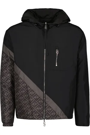 Fendi Kapuzen-Windbreaker mit FF-Print