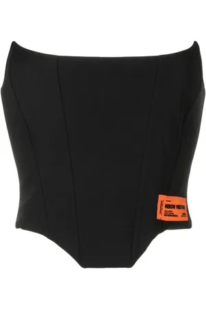 Heron Preston Schulterfreies Corsage-Top