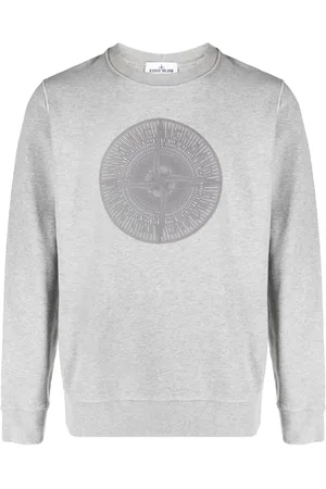 Stone Island Sweatshirt mit Logo-Stickerei